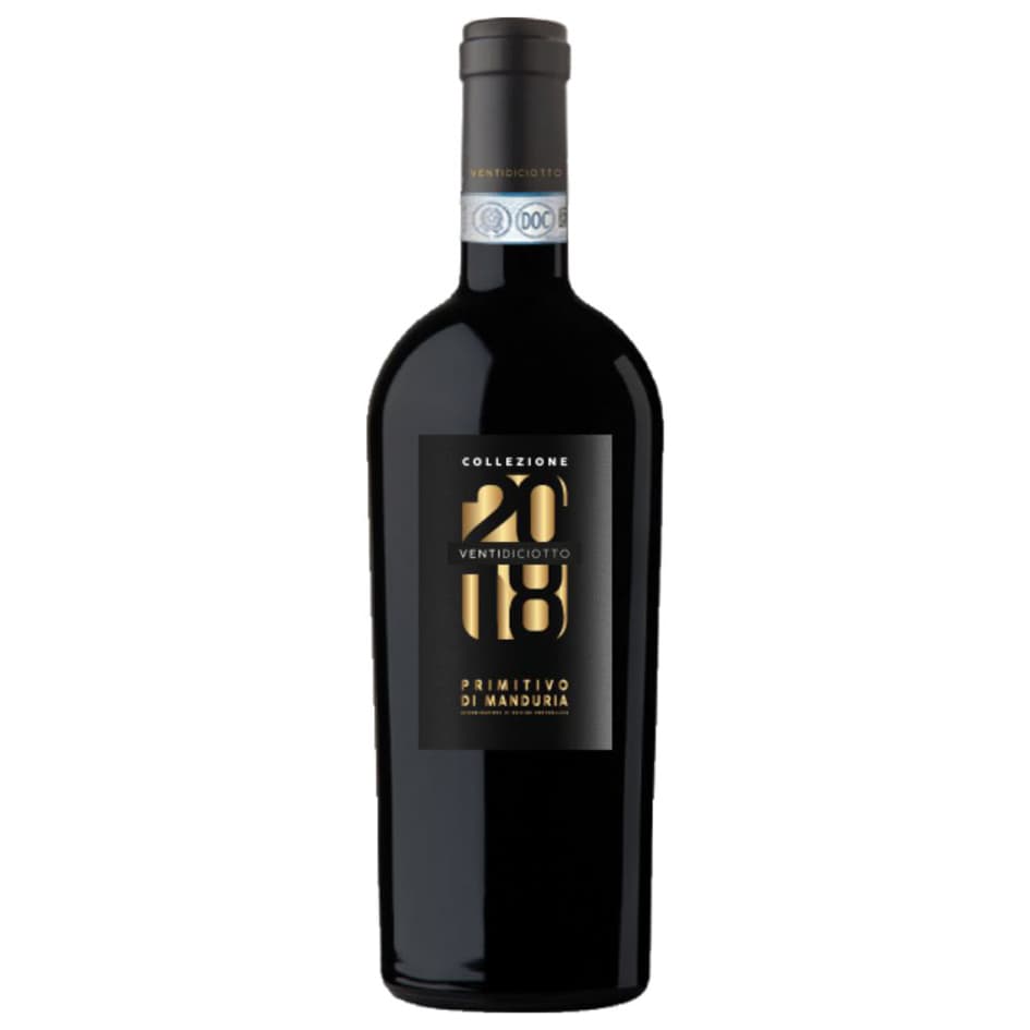 Fles Collezione Ventidiciotto Primitivo di Manduria, Collezione Ventidiciotto